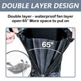thumbnail image 5 of Anti-Slip Rain Shoe Covers, AYAMAYA Reusable Waterproof PVC Boot Covers with Zipper for Men Women Kids (XXL-US 13) 1 Pack, 5 of 11