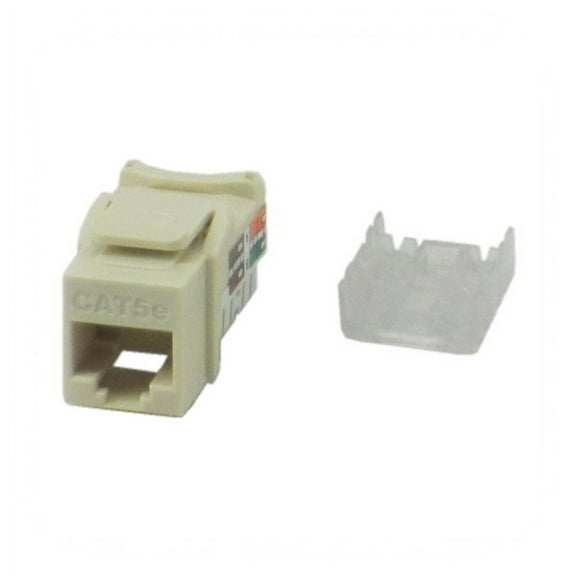 (Price/EACH)IEC RH4508F-MT-ALL5 RJ4508 Female Narrow Keystone Connector Almond Category 5e