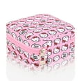 thumbnail image 3 of Fast Forward Sanrio Hello Kitty Jewelry Box for Women | Multiple Compartment Jewelry Organizer and Storage Jewelry Holder Gift Box | Jewelry Travel Case with Zipper, 3 of 4