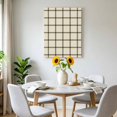 thumbnail image 6 of Canvas Wall Art Black Buffalo Plaid Canvas Art Print Farmhouse Vintage Linen Black Stripes Pictures Wall Decor for Living Room Bedroom Artwork Decorations Stretched Framed Ready to Hang 8"x10", 6 of 9