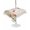 Beige, variant on Outdoor Tablecloth with Umbrella Hole for Patio/Picnic/Party/Camping, Red Cute Bunnies Waterproof Table Cloth Rectangle Table Cover Washable, Farmhouse Rustic Floral Botanical (60"x 102")