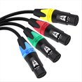 thumbnail image 5 of Audio Adapter Cable for RJ45 4 Channel 3Pin XLR DM512 Network Signal Extender Network Cable to Analog Distribution 20cm, 5 of 5