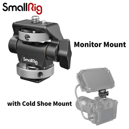 Image of SmallRig Swivel and Tilt Holder Adjustable Monitor Holder w/Cold Shoe -2905B