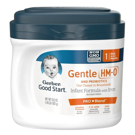 Gerber Good Start Gentle Non-GMO Powder Infant Formula, Stage 1, 23.2 oz