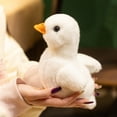 thumbnail image 4 of Simulation Yellow Duck Plush Toy Lifelike White Duck Plushies Long Hair Animal Doll Sleeping Gift, 4 of 8
