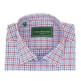 thumbnail image 6 of Men 100% Cotton Sport Shirt CIERO MONTERO Turkey Dress/Casual #9065-01 Blue/red, 6 of 6