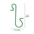 thumbnail image 4 of Tyidzon 50 Pack Ornament Hooks for Christmas, Essential Christmas Ornament Hooks, Xmas Ornament Hangers for Christmas Tree Decorations Green, 4 of 7