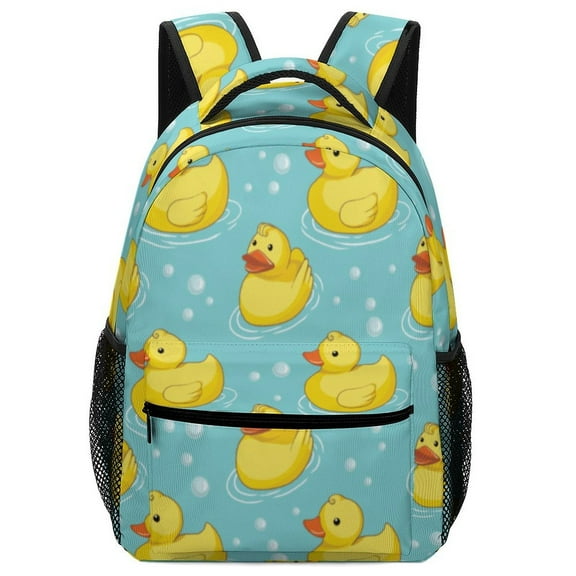 A Big Bunch of Yellow Rubber Ducks Backpack for Business Daypack College Canvas Bags Durable