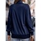 thumbnail image 3 of Sudadera SHEWIN para mujer, casual, ligera, extragrande, azul marino, 3 of 4