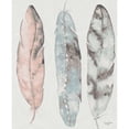 thumbnail image 3 of James, Nola 20x24 Black Modern Framed Museum Art Print Titled - Three Feathers, 3 of 5