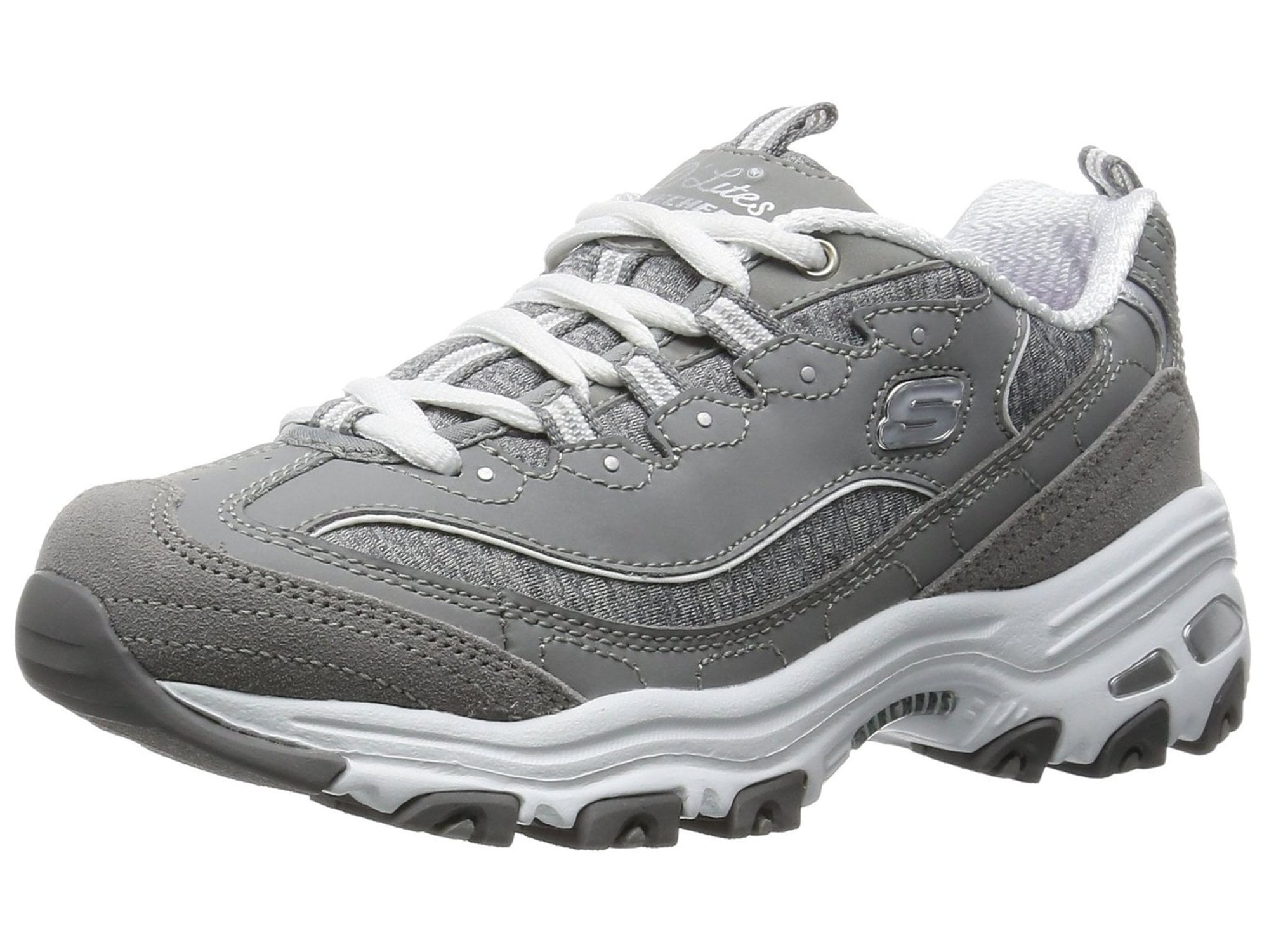 skechers d'lites 2 womens grey