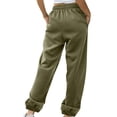 thumbnail image 6 of SOOMLON Trouser Pants for Women with Pockets Plus Size Elastic Waist Jogger Vintage Pants Casual Camping Workout Clothes, 6 of 6