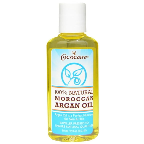 Cococare, 100% Natural Moroccan Argan Oil, 2 fl oz (60 ml), Pack of 2