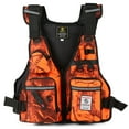thumbnail image 1 of Multi-Pockets Fly Vest with Bottle Holder for Kayaking Sailing Boating Sports Orange, 1 of 7