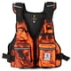 thumbnail image 1 of Chaleco salvavidas Chaqueta de pesca con mosca con múltiples bolsillos, chaleco de flotabilidad con soporte para botella de agua para kayak, vela, canotaje, deportes acuáticos JARUSITE  Chaleco salvavidas, 1 of 7