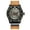 Light Brown with Black Shell and White, variant on Curren 8301 Men's Watch Sports Watch Men's Watch Large Dial Fashion Men's Casual Watch