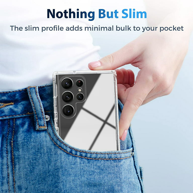 For Samsung Galaxy S23 Ultra Luxury Slim Aluminum Metal Bumper