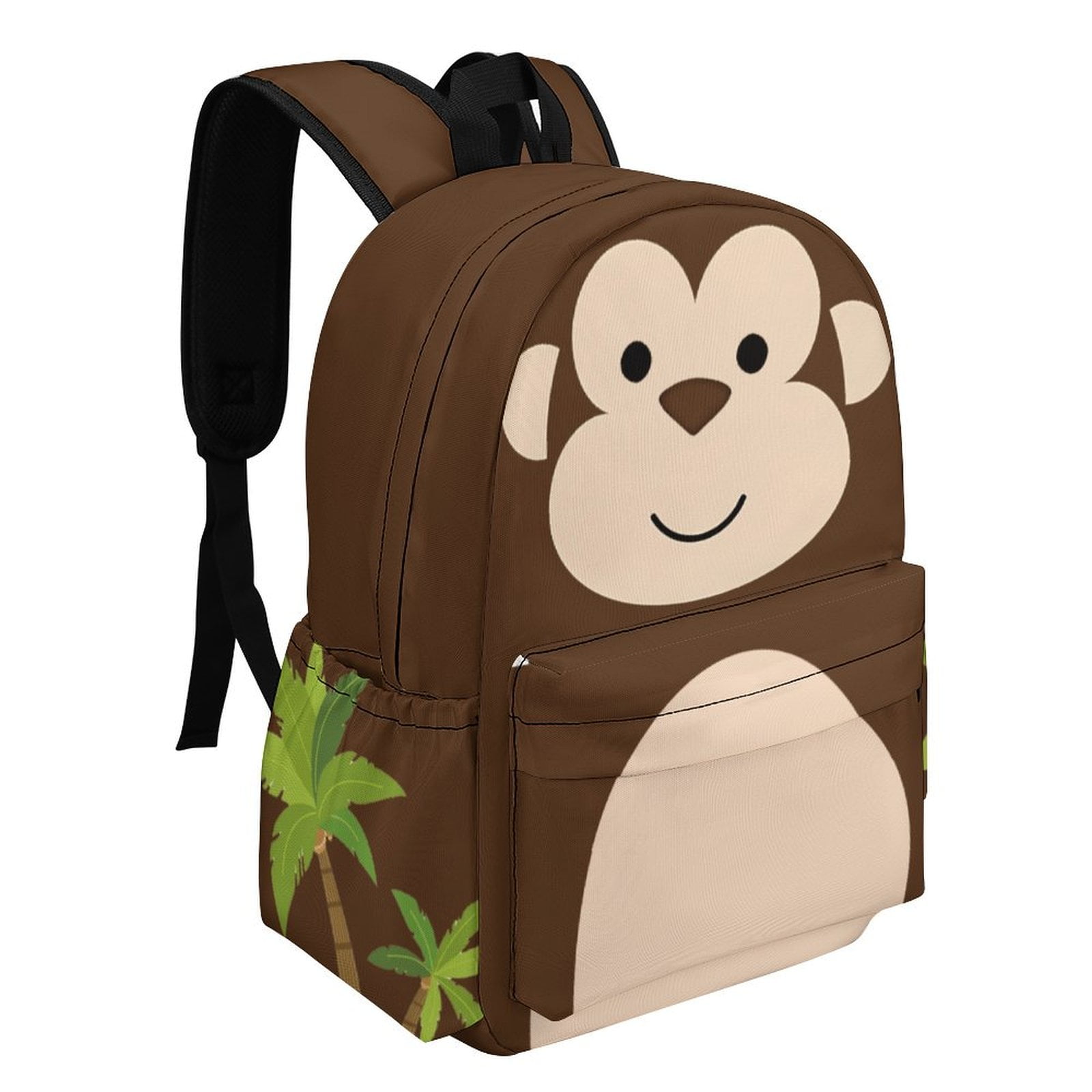 Monkey Backpack 17 Inch Cartoon Monkey Backpack Large Capacity Daily Commuter