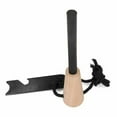 thumbnail image 4 of Hongchun Outdoor Camping Survival Emergency Firestone Solid Wood Handle Gauge Umbrella Rope Ignition Bar Tool Set, 4 of 5