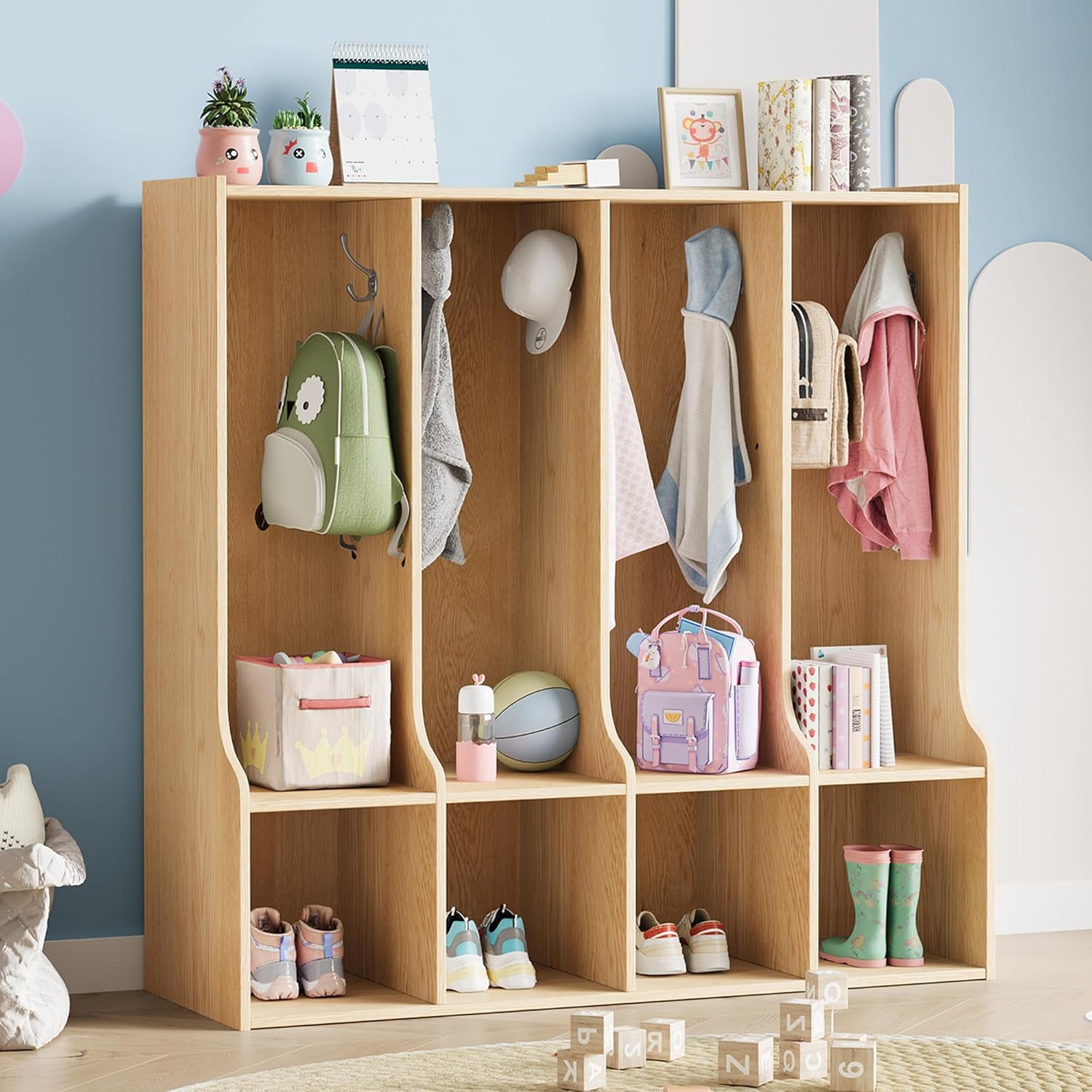 Max & Finn Grow with Me Grey Adjustable Kids' Closet Organizer