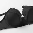 thumbnail image 4 of HNMKIU Women Double Lace Plus Size Bra, 4 of 6