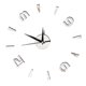 thumbnail image 5 of Uadme Etiqueta Engomada del Reloj De Pared, Decoración del Reloj del Espejo Acrílico De 1 Mm Decoración Moderna De La Habitación De La Oficina En El Hogar De La Pared De DIY(Plata), 5 of 5