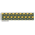 thumbnail image 3 of Flower Upholstery Fabric by the Yard, Yellow Chrysanthemum Blossoms on Dark Backdrop Natural Ornament, Decorative Fabric for DIY and Home Accents, Charcoal Grey Orange by Ambesonne, 3 of 5