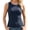 Dark blue, variant on Sleeveless Crew Neck Women Slim Fit Ribbed Tank Tops Camisole