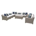 thumbnail image 6 of Coast 10 Piece Outdoor Wicker Patio Furniture Set 10a-Color:Wheat, 6 of 11