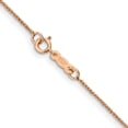 thumbnail image 3 of 14K Rose Gold Ropa Chain Necklace 20 inch .7 mm with Spring Ring Clasp 0.7, 3 of 4