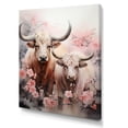 thumbnail image 2 of Designart "Romantic Harmony Of Yak Couples I" Yaks Wall Art Living Room, 2 of 7