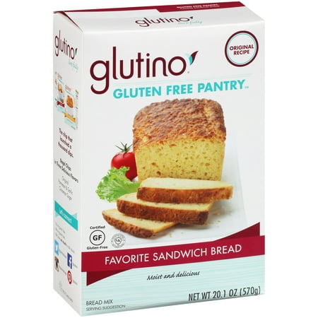 Kosher Bread Mix - Glutino Gluten Free Pantry Favorite Sandwich Bread Mix, 20.1 oz Box