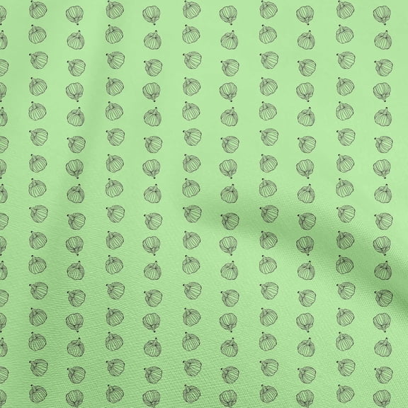 oneOone Polyester Spandex Mint Green Fabric Fruit Watermelon Fabric For Sewing Printed Craft Fabric By The Yard 56 Inch Wide
