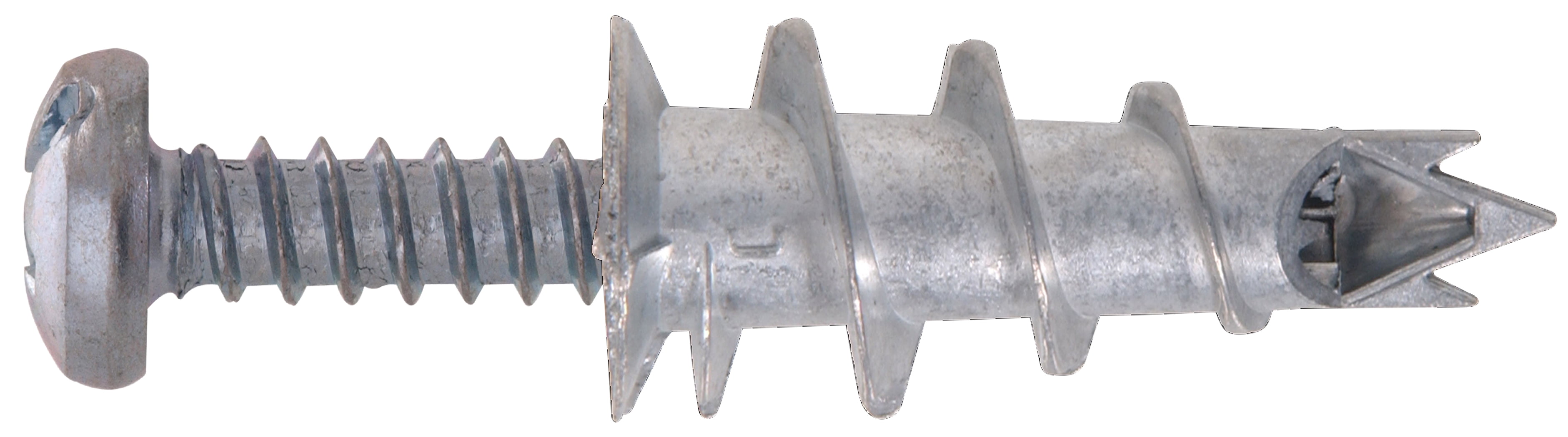 Hillman Drywall Wallboard Anchor Screws, #8, Zinc, 50 lb., Silver, 8 pack