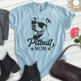 thumbnail image 2 of Pitbull Mom T-shirt, Unisex Women's Shirt, Pit Bull Terrier Owner, Best Dog Mom Gift, Heather Light Blue, 3X-Large, 2 of 6