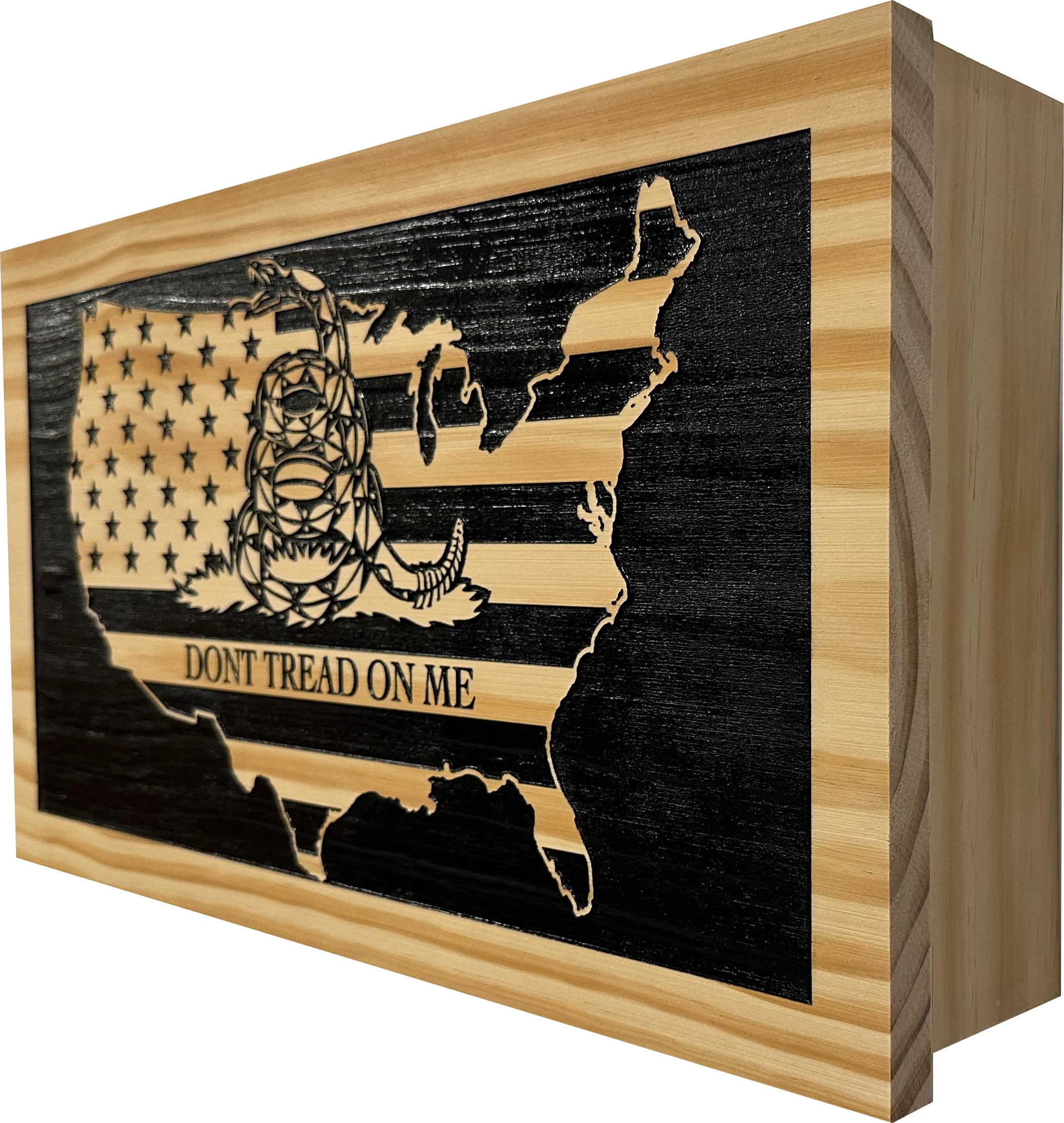 DONT TREAD ON ME Hidden Storage Cabinet (Union) by Bellewood Designs