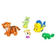 thumbnail image 7 of Disney Princess & Friends Set with 5 Small Dolls in Sparkling Outfits & 5 Friend Figures, 7 of 7
