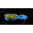 thumbnail image 3 of Lodge Cast Iron 3 Quart Enameled Dutch Oven Blue, 3 of 6