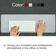 thumbnail image 5 of Unique Bargains Desk Mat Protector, Felt Dual Side Mouse Pad Writing Dark Gray 33x70, 5 of 6