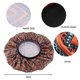 thumbnail image 3 of Round and Elastic Night Cap (purple and white print) with b, 3 of 5
