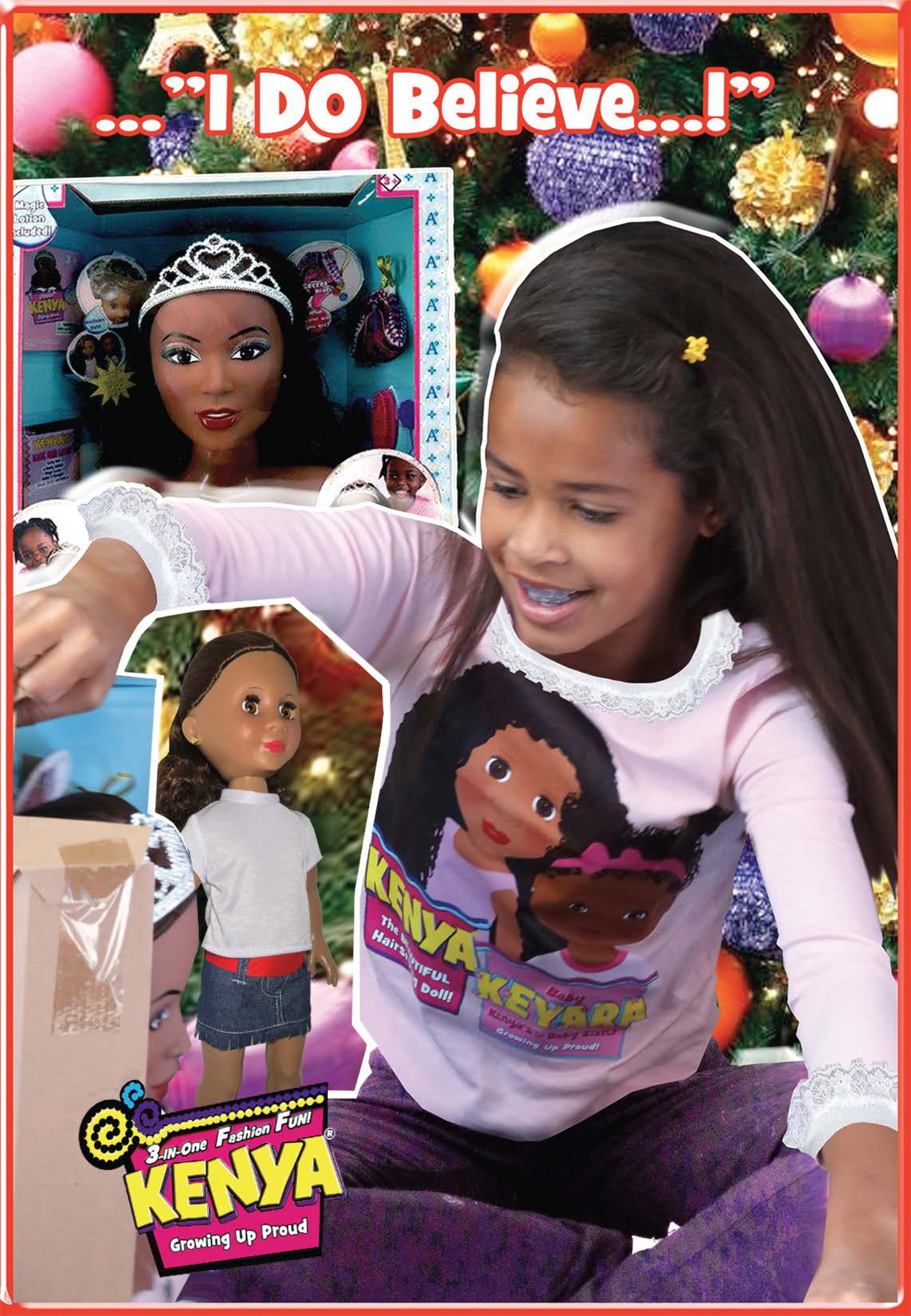18" Pose-able Kenya Dolls. with multiple Outfits.