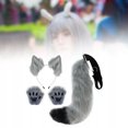 thumbnail image 2 of Fox Ear Hairband Beast Tail Halloween Set Beast Paw Simulation Peluche Beast Ear cos accessories, 2 of 5