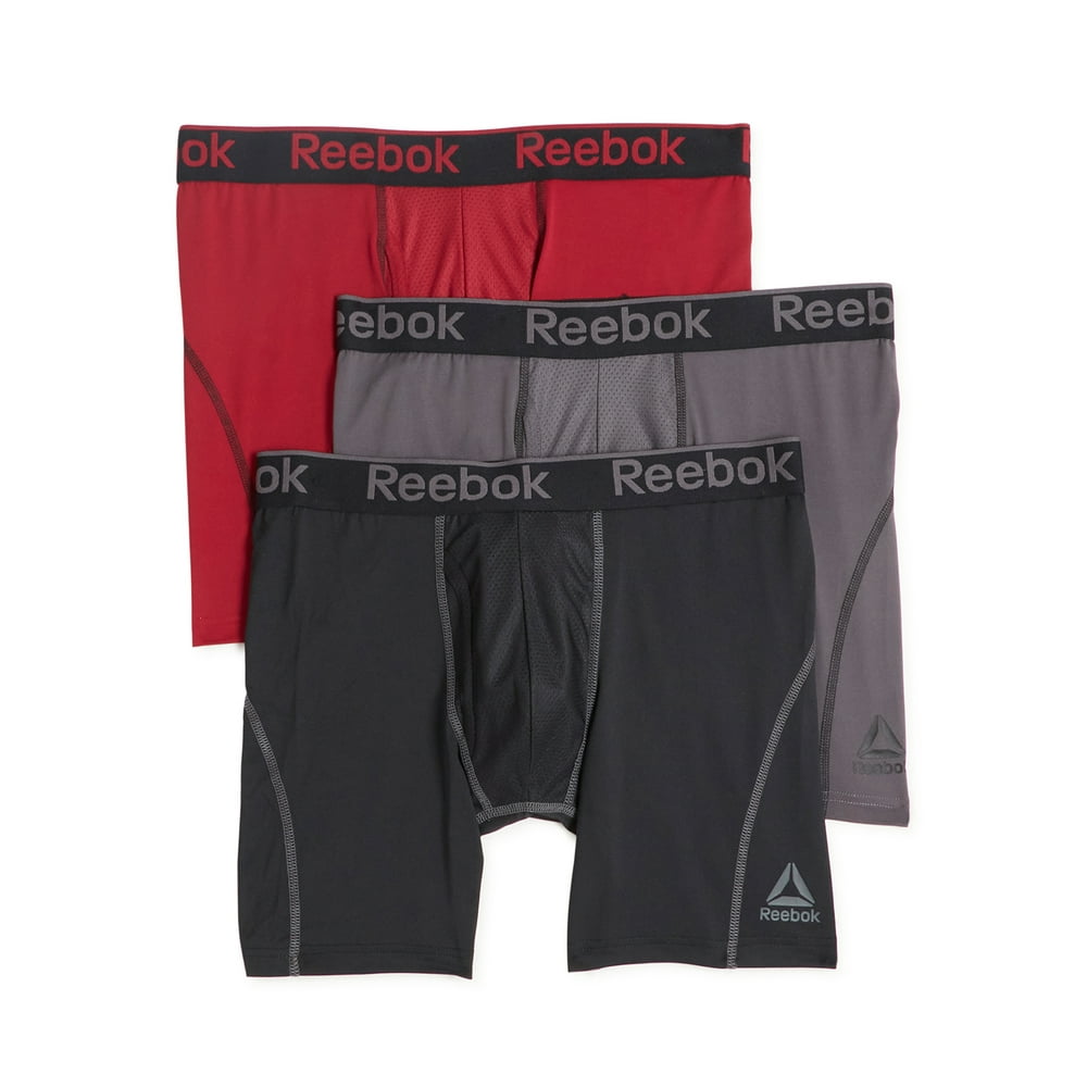 Reebok Reebok Men's Pro Series Performance Boxer Brief Underwear, 3