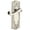 Polished Nickel, variant on Grandeur 807296 Parthenon Solid Brass Rose Right Handed Single Dummy Lever - Brass