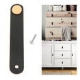 thumbnail image 3 of 3x Cabinet Handles Knobs Home Furniture Leather Knobs Pulls - 140*25mm Sunnimix Asa de maleta de equipaje, 3 of 8