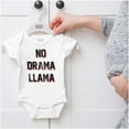thumbnail image 5 of No Drama Llama Alpaca Chill Relaxed Romper Boys or Girls Infant Baby Brisco Brands 6M, 5 of 6
