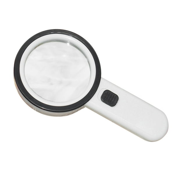Bowake Magnifying Glass With Light 30x Handheld Large Magnifying Glass 12 Led Walmart Com Walmart Com