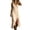 Beige, variant on Women's V-Neck Sleeveless Long Dresses Button Front High Slit Casual Spring Summer Trendy Dresses