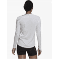 thumbnail image 2 of adidas Women's Hi Low Jersey Long Sleeve, volleyball White/Team Light Grey, Medium, 2 of 4