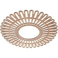 thumbnail image 2 of Ekena Millwork 30"OD x 11 1/8"ID x 3/8"T Cornelius Wood Fretwork Pierced Ceiling Medallion, Cherry, 2 of 3